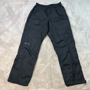 Marmot PreCip Eco Pants Size Small Short Black Rain Waterproof Hiking Outdoor